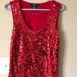 Dressy, Sequin sleeveless top